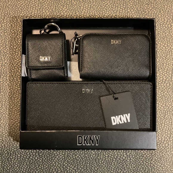 NWT DKNY Phoenix 3-in-1 Wallet Gift Box Set - Picture 1 of 3